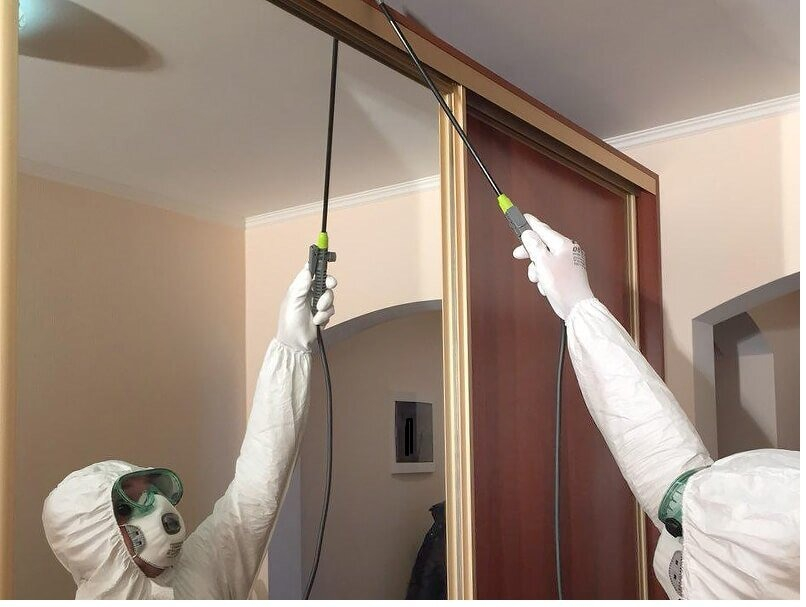 ФОТО Обработка от моли в районе станции метро Черкизовская