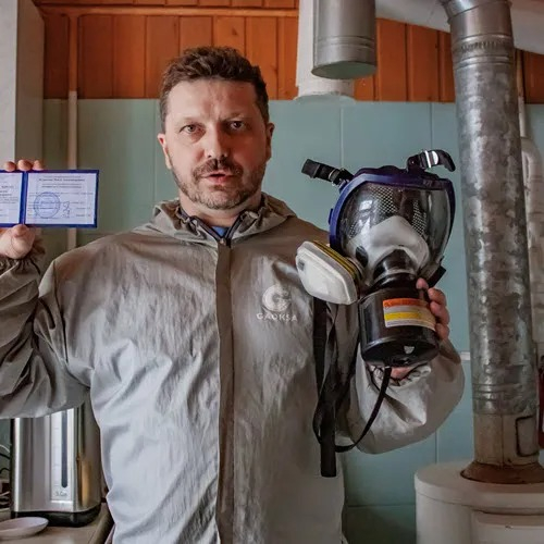 ФОТО Удаление плесени в районе станции метро Черкизовская